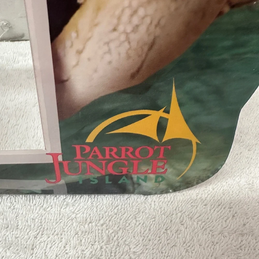Parrot Jungle Island Crocodile Picture Frame